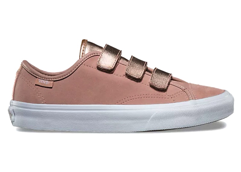 Pre-owned Vans Men's Style 23 V 2 Tone Metallic Sneakers In Gold