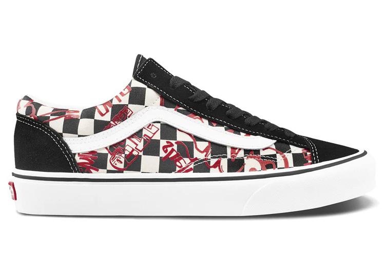 Vans Style 36 Marshmallow Racing Red Men's - VN0A3DZ3OXS - US