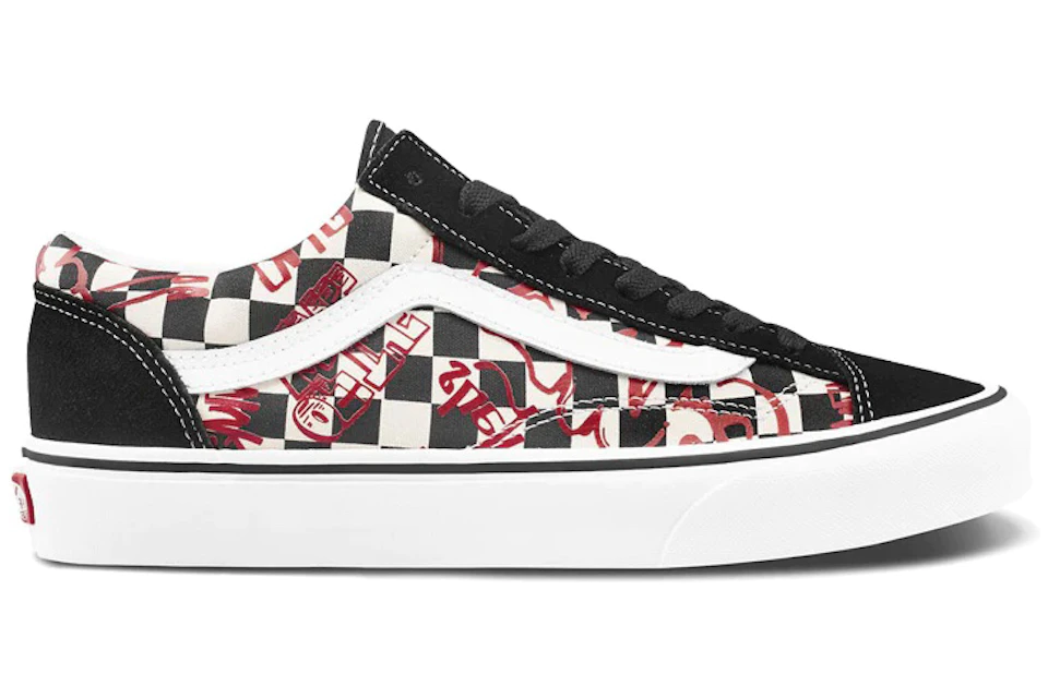 Vans Style 36 Checkerboard Red