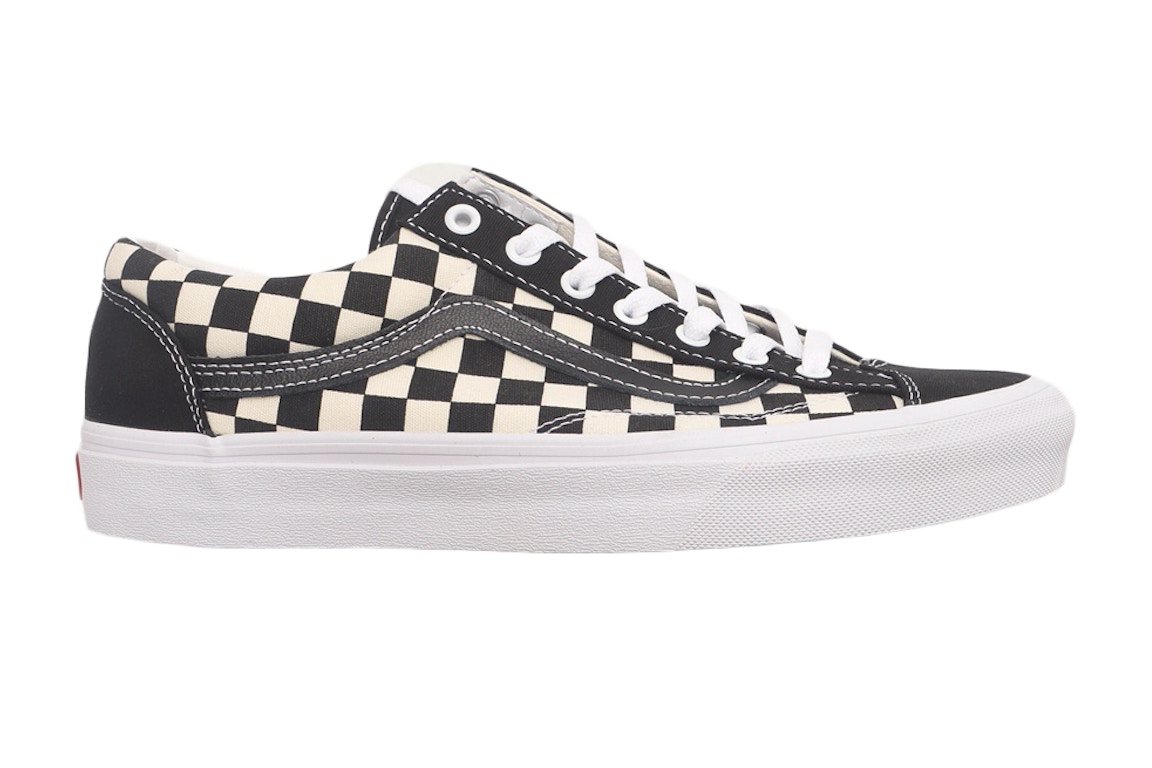 Pre-owned Vans Style 36 Checkerboard In White/black