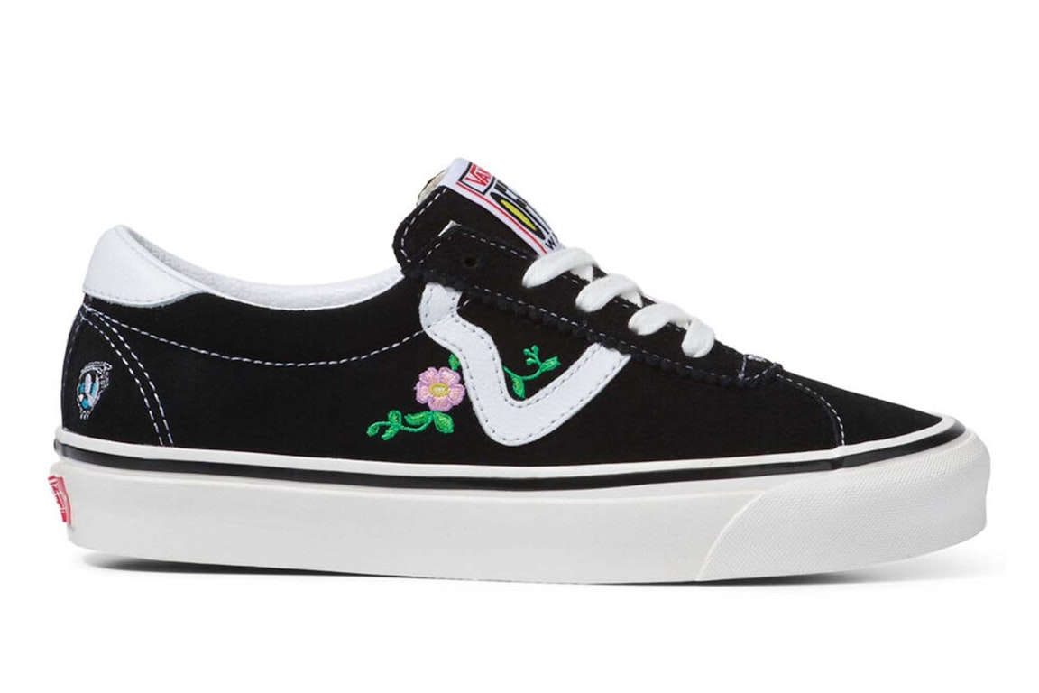Pre-owned Vans Style 73 Dx Sandy Liang Floral In Black/true White