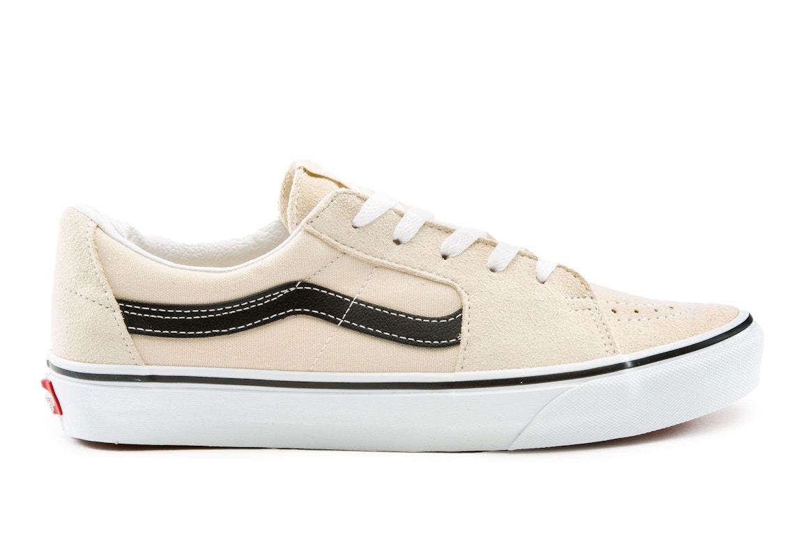 Click to view more detailed imagery on our partner's website Pre-owned Vans Utility Sk8-low Beige In Beige/black/white