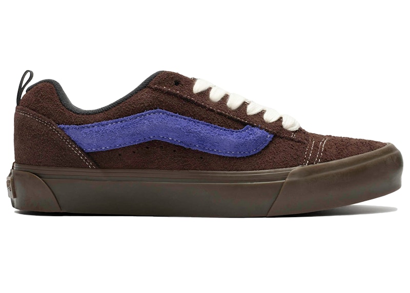 Vans old skool shop brown and blue