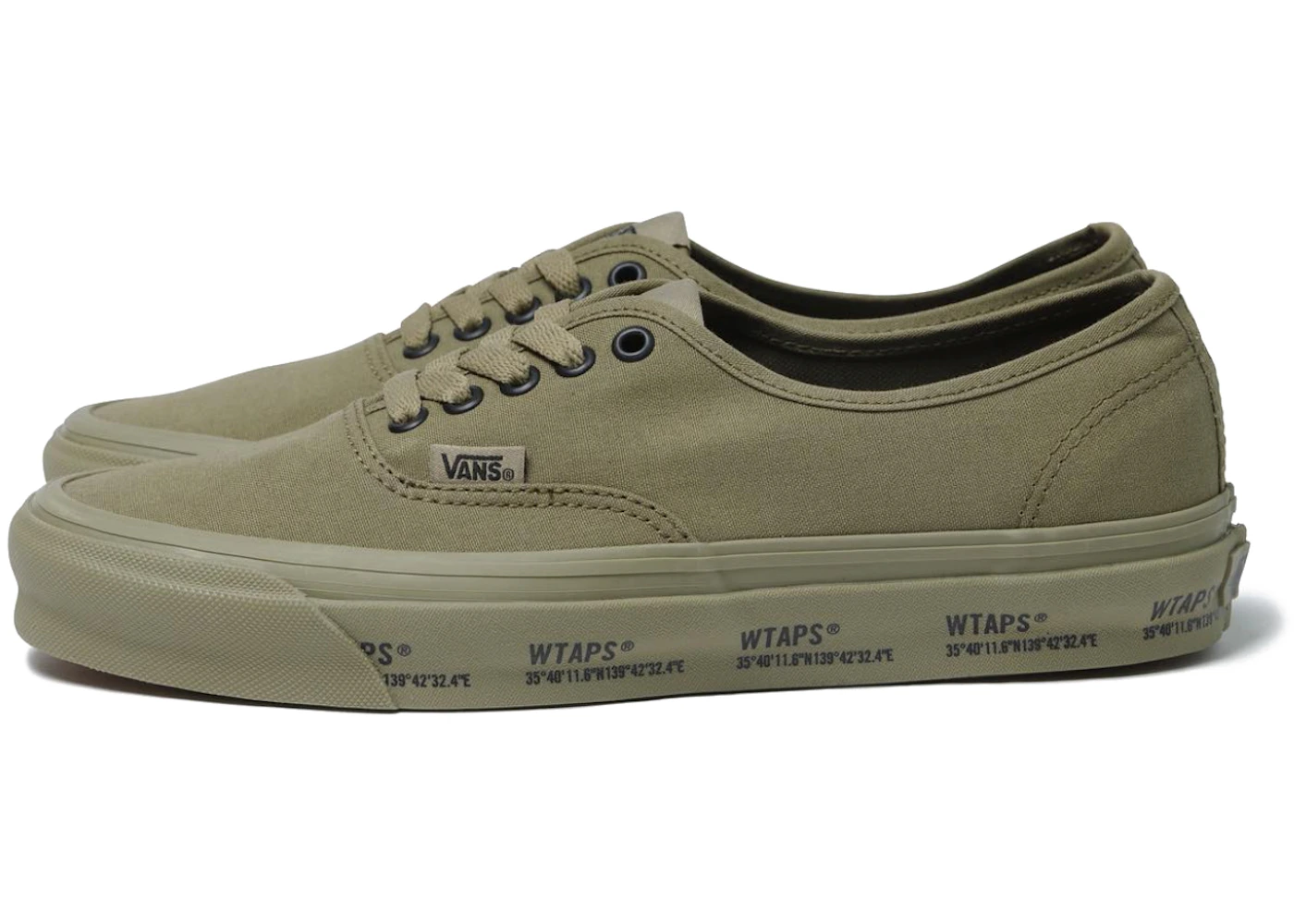 Vans Vault OG Authentic OG LX WTAPS Olive Drab Men's VN0A4BV9CX6