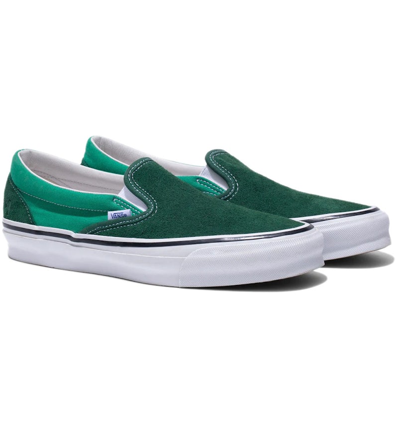Vans Vault OG CLassic Slip-On LX Noah Green Men's Sneakers US