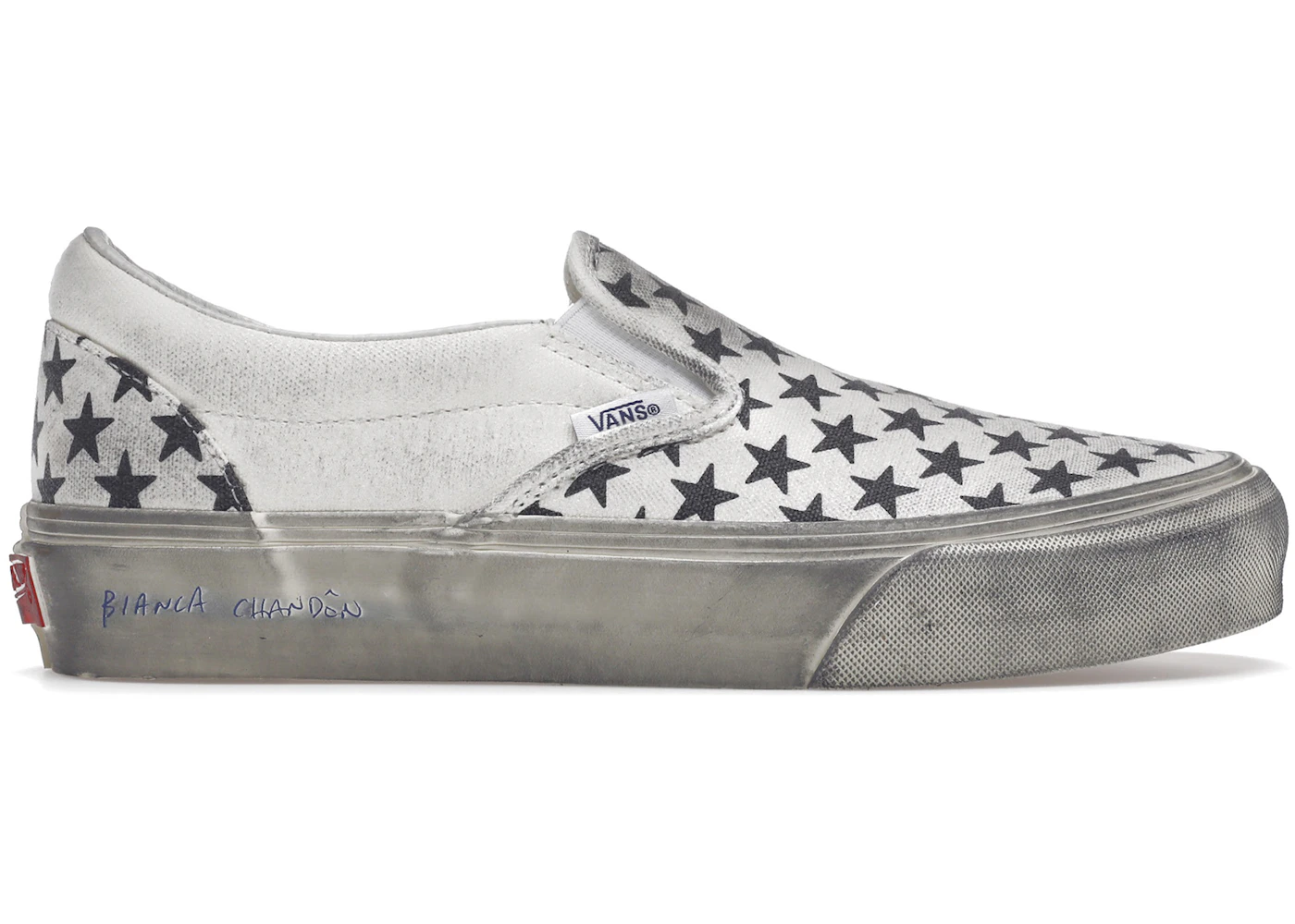 Vans Vault OG Classic Slip-On LX Bianca Chandon Nero Bianco