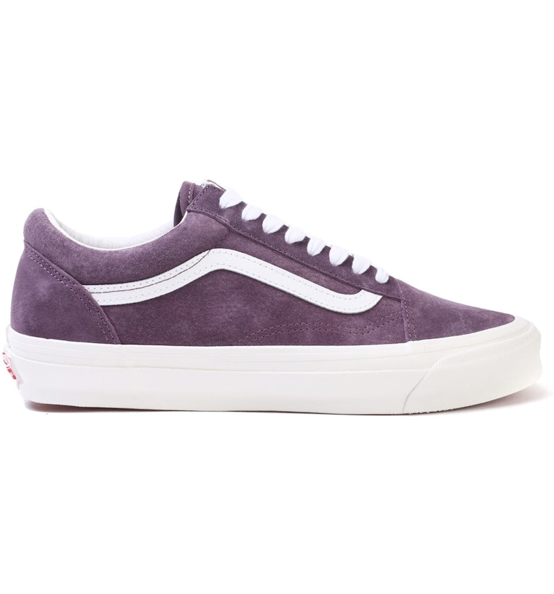 Vans Vault OG Old Skool LX Pig Suede Wine VN0A4P3XWNE US