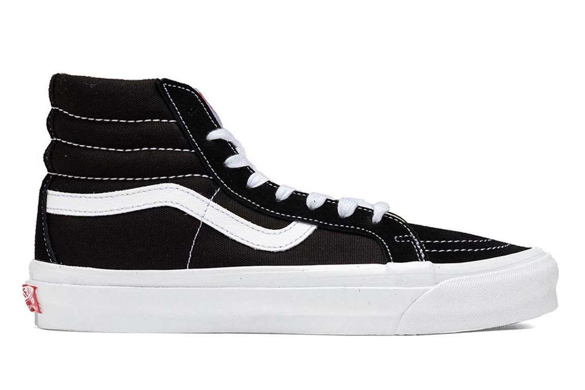 Click to view more detailed imagery on our partner's website Pre-owned Vans Vault Og Sk8-hi Lx Black True White In Black/true White