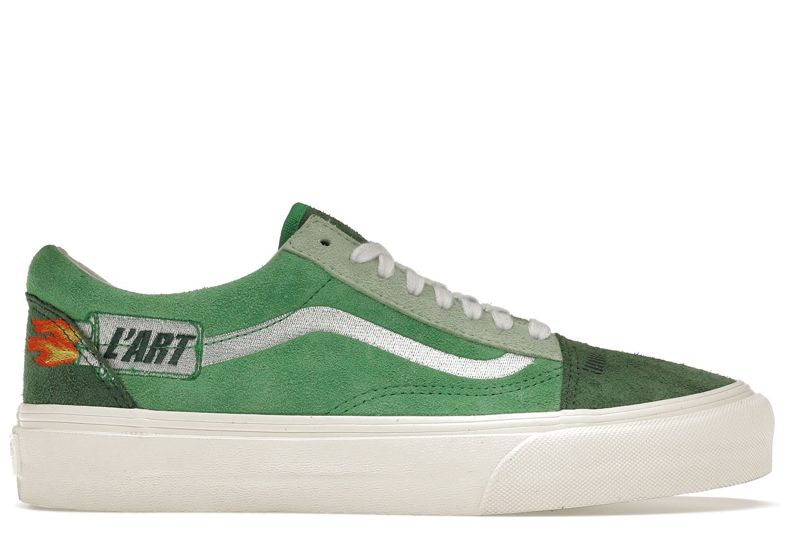 Vans Vault Old Skool Kar L'art Exhaust Green Men's - Sneakers - US