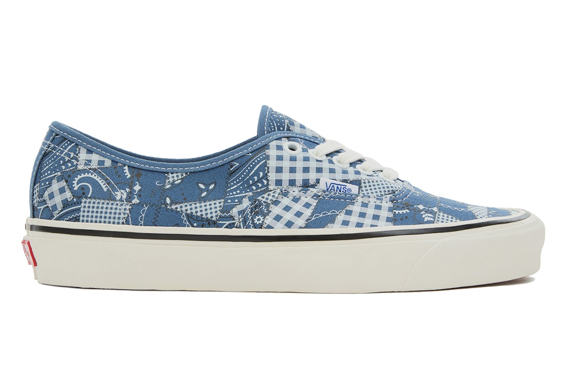 Click to view more detailed imagery on our partner's website Pre-owned Vans Vault Ua Authentic 44 Dx Wp Paisley Blue In Og Navy/white