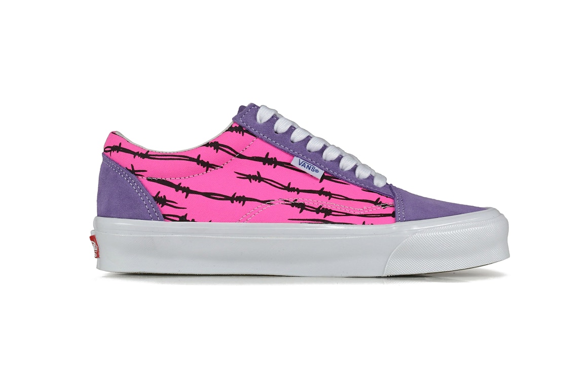 Click to view more detailed imagery on our partner's website Pre-owned Vans Vault Ua Old Skool Ns Og Lx Barbed Wire Pink In Barbed Wire/chalk Violet/sugar Plum