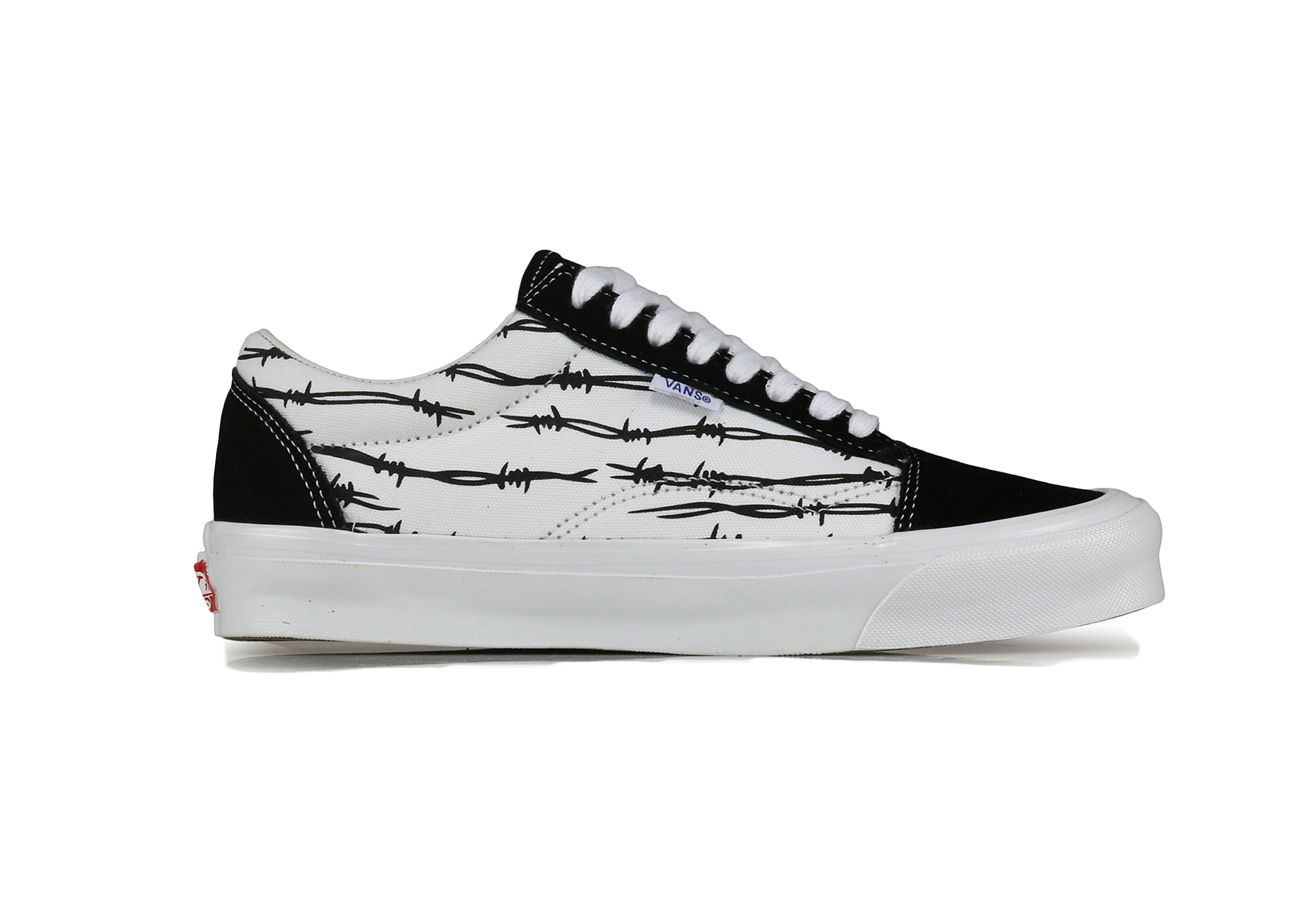 Vans Vault UA Old Skool NS OG LX Barbed Wire White メンズ