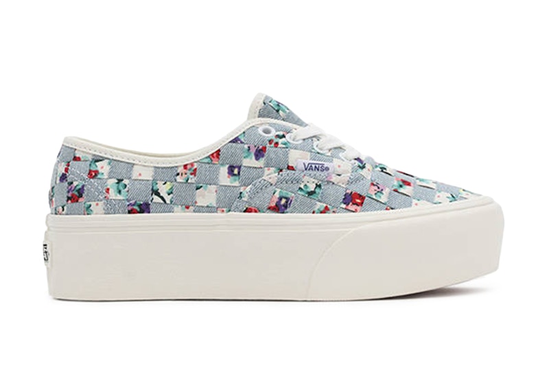 Vans blue outlet floral/true white