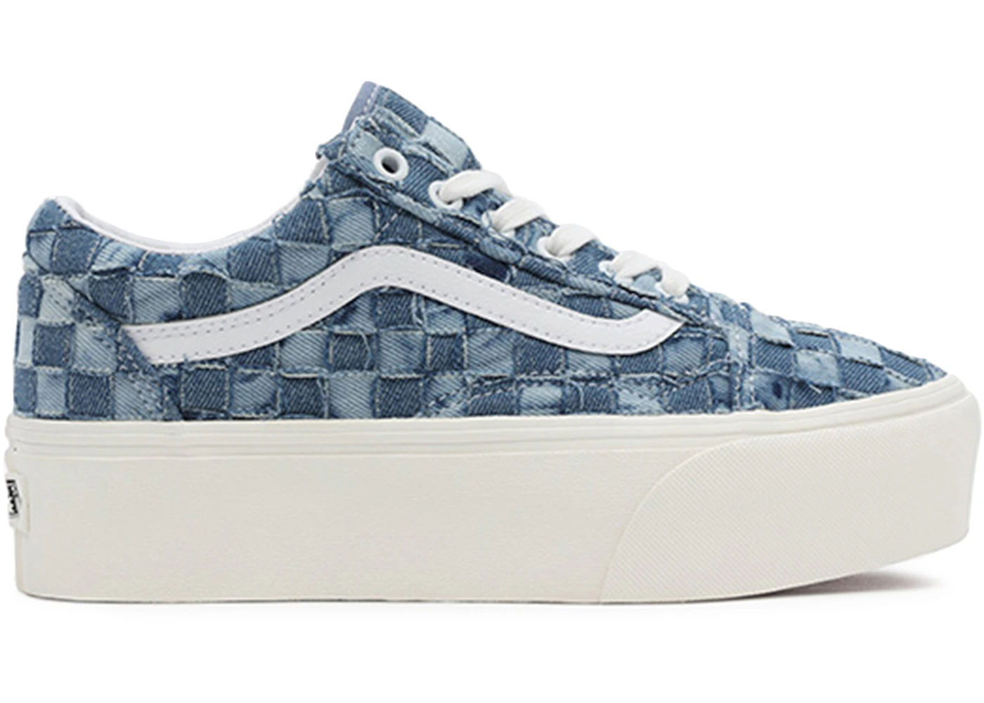 Vans Woven Old Skool Stackform Denim Multi (Women's) VN0A7Q5MB6A