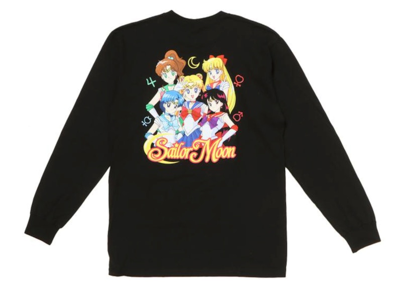 Vans x Pretty Guardian Sailor Moon Graphic L/S Tee Black Men's