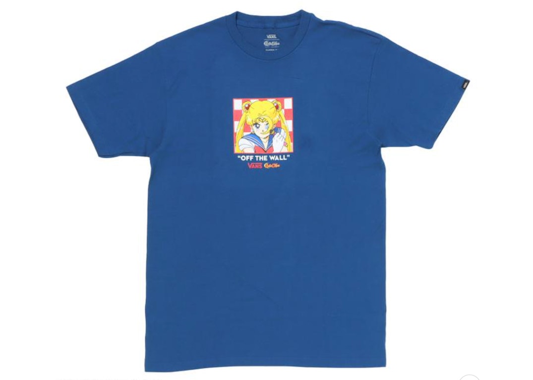 Pre-owned Vans X Pretty Guardian Sailor Moon Graphic Tee Blue
