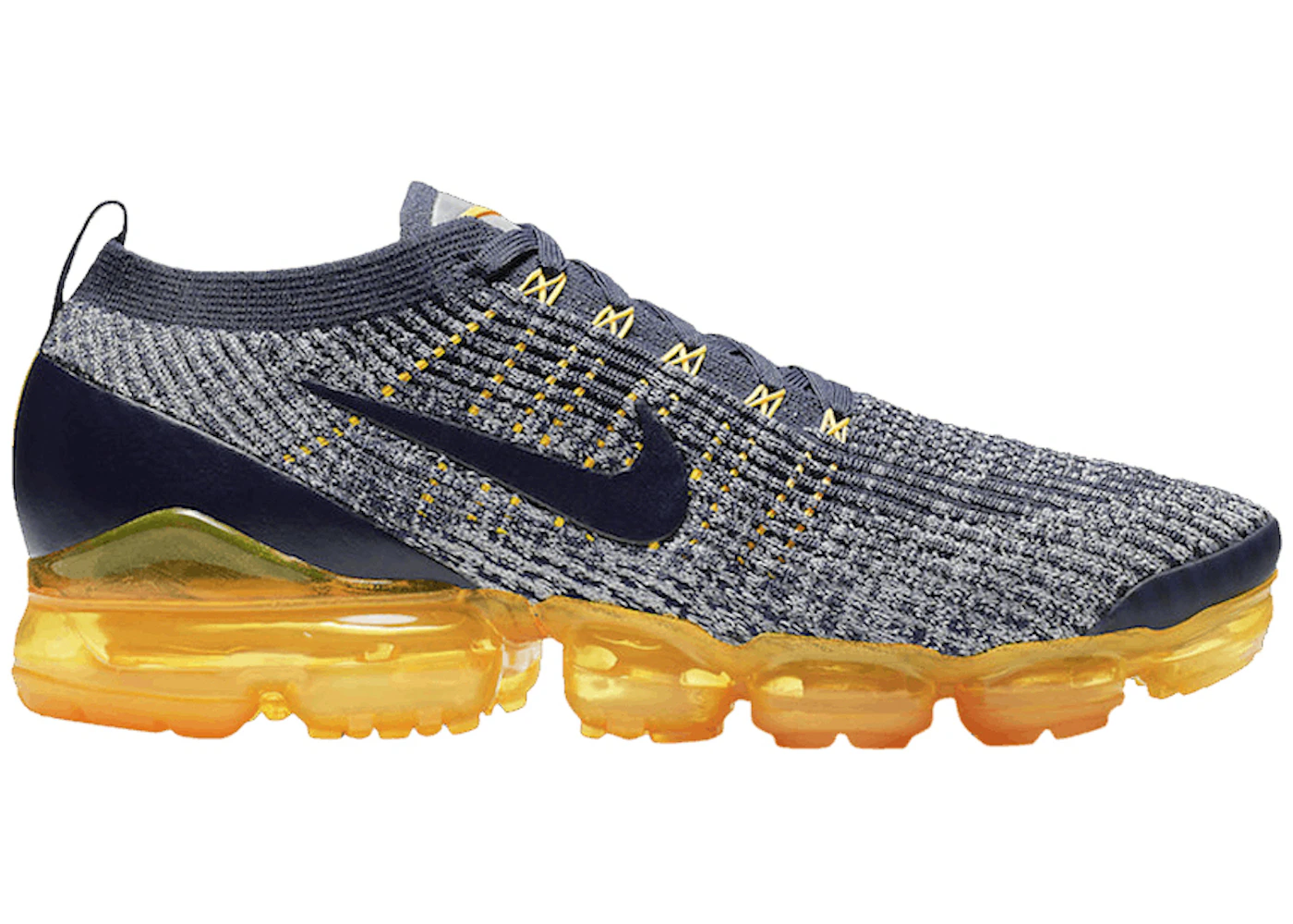Nike Air VaporMax Flyknit 3 College Navy Orange Men's - AJ6900-400 - US