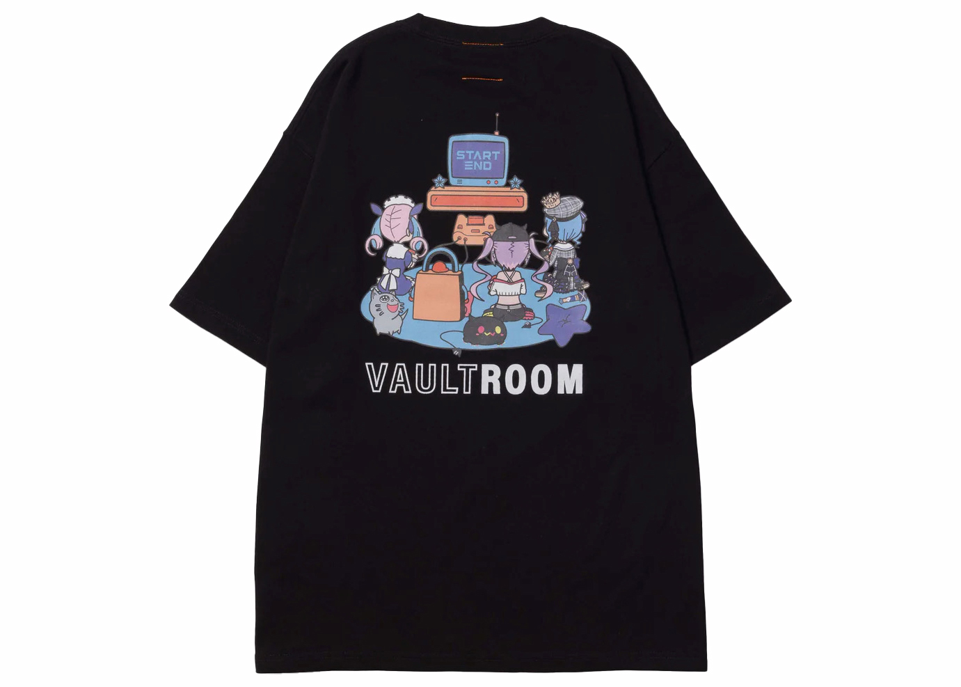 Vaultroom x Hololive Startend Tee Black Men's   FW   US