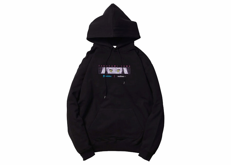 Vaultroom x Hololive Tokoyami Towa Hoodie Black Men