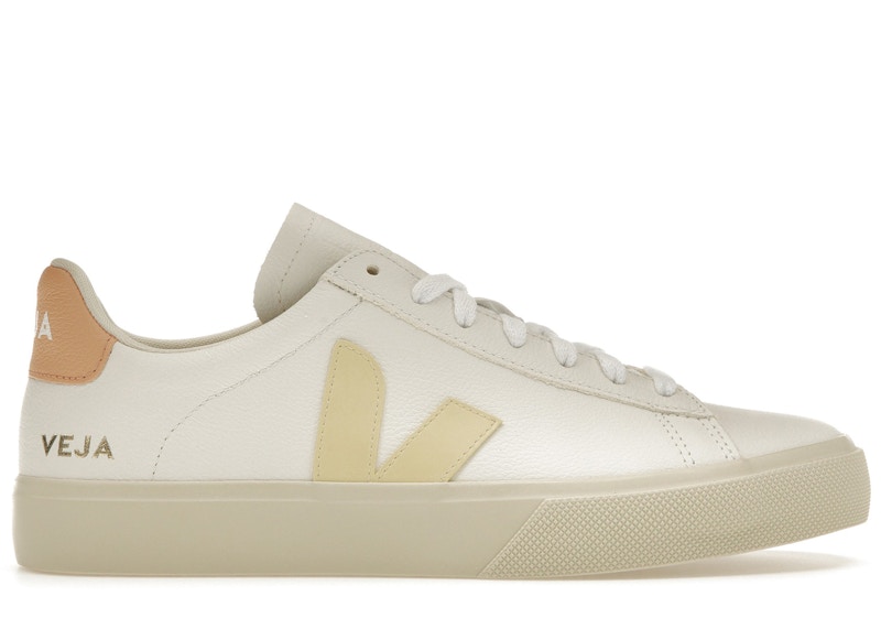 Veja Campo Chromefree Leather White Sun Peach Men's - CP0503140A - US