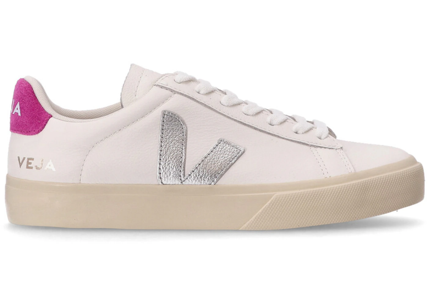 Veja Campo Chromefree White Silver Ultraviolet (Women's)