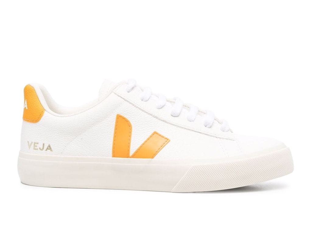 Pre-owned Veja Campo Low Chromefree White Ouro (women's) In White/yellow