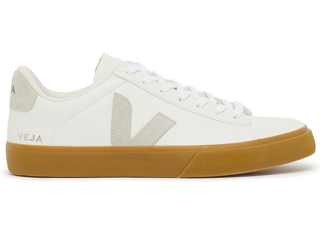 Pre-owned Veja Campo Low Extra White Natural Gum In Extra White/natural/natural