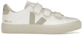 Veja zapatillas hombre v-10 VX0503123B White - Sable Sahara Bianco piel