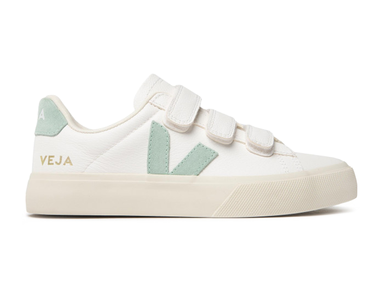 Veja Recife Low Chromefree Leather White Matcha Women s