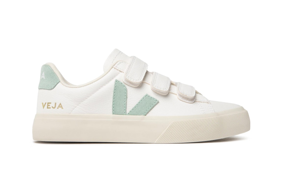 Pre-owned Veja Recife Low Chromefree Leather White Matcha (women's) In White/matcha