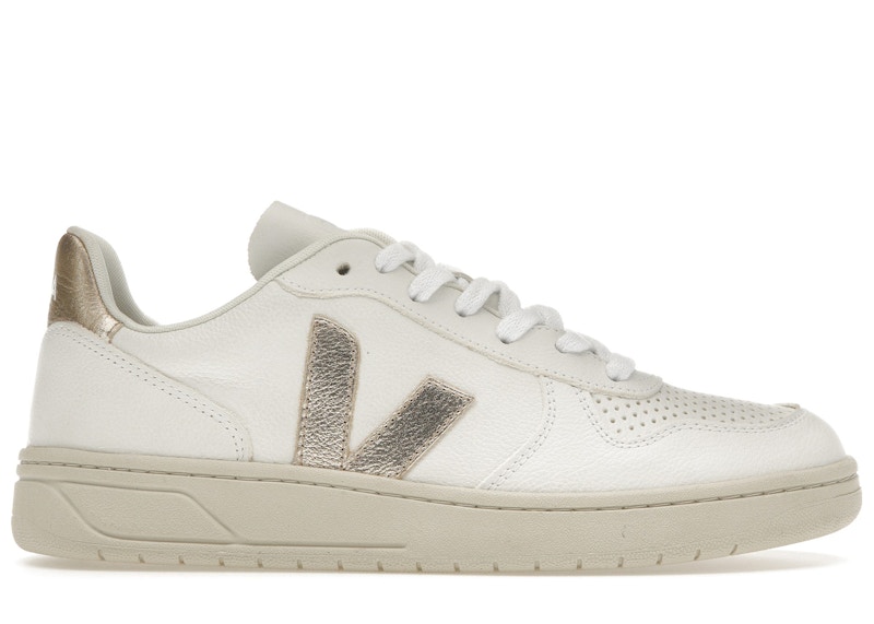 Veja V 10 Chromefree Leather White Platine Men s VX0502935A US