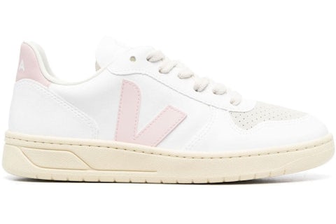 12 Leather White Veja V12 Rose VEJA Small V-12 Chromefree Leather