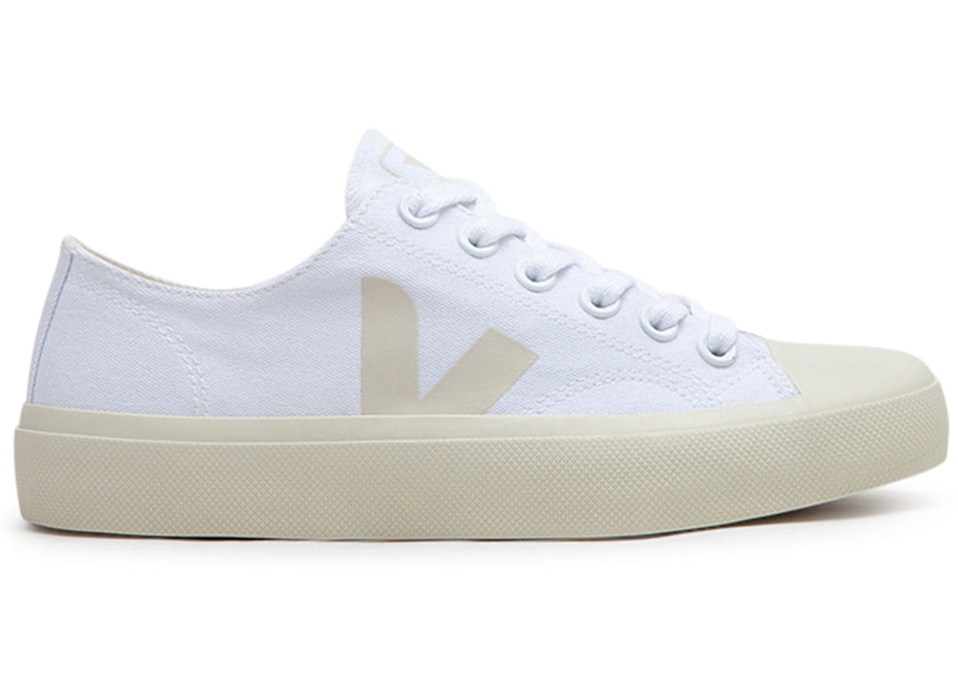 Pre-owned Veja Wata Ii Low Canvas White Pierre In White/white