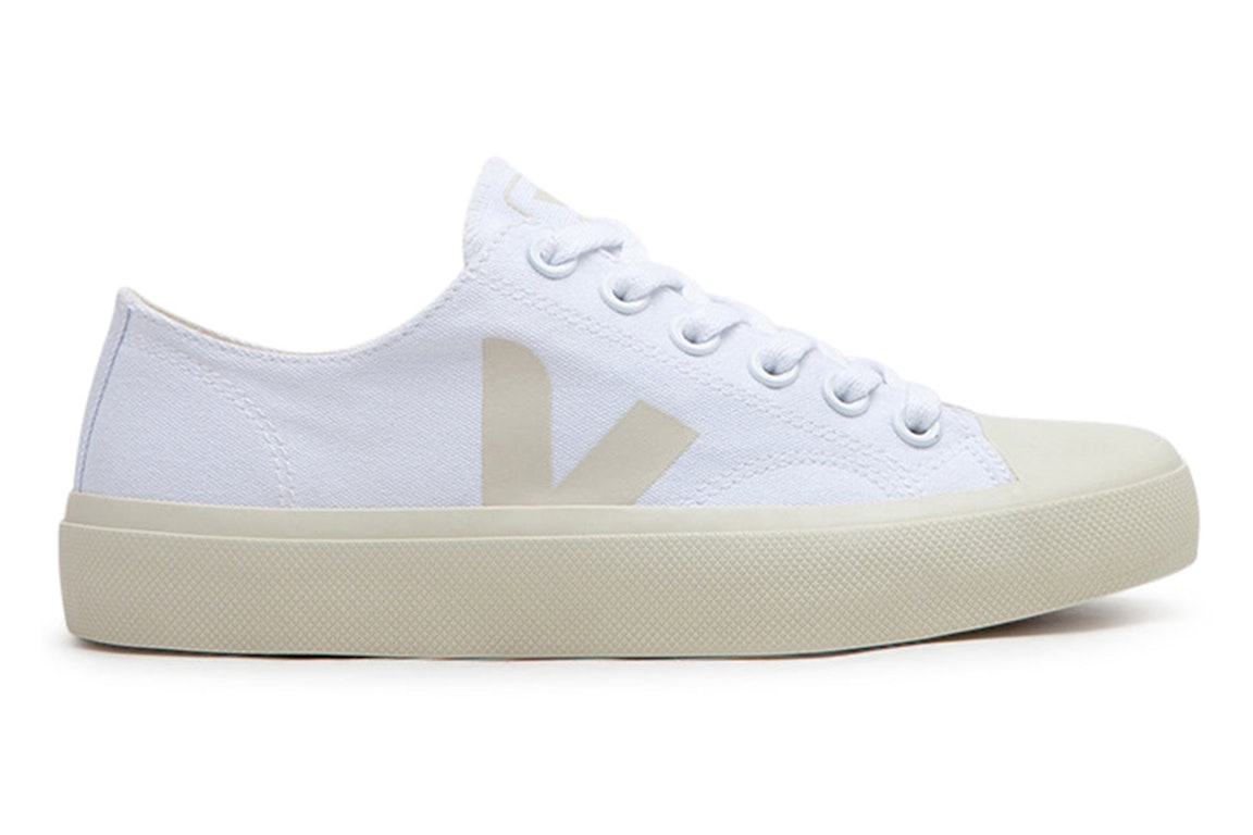 Pre-owned Veja Wata Ii Low Canvas White Pierre In White/white