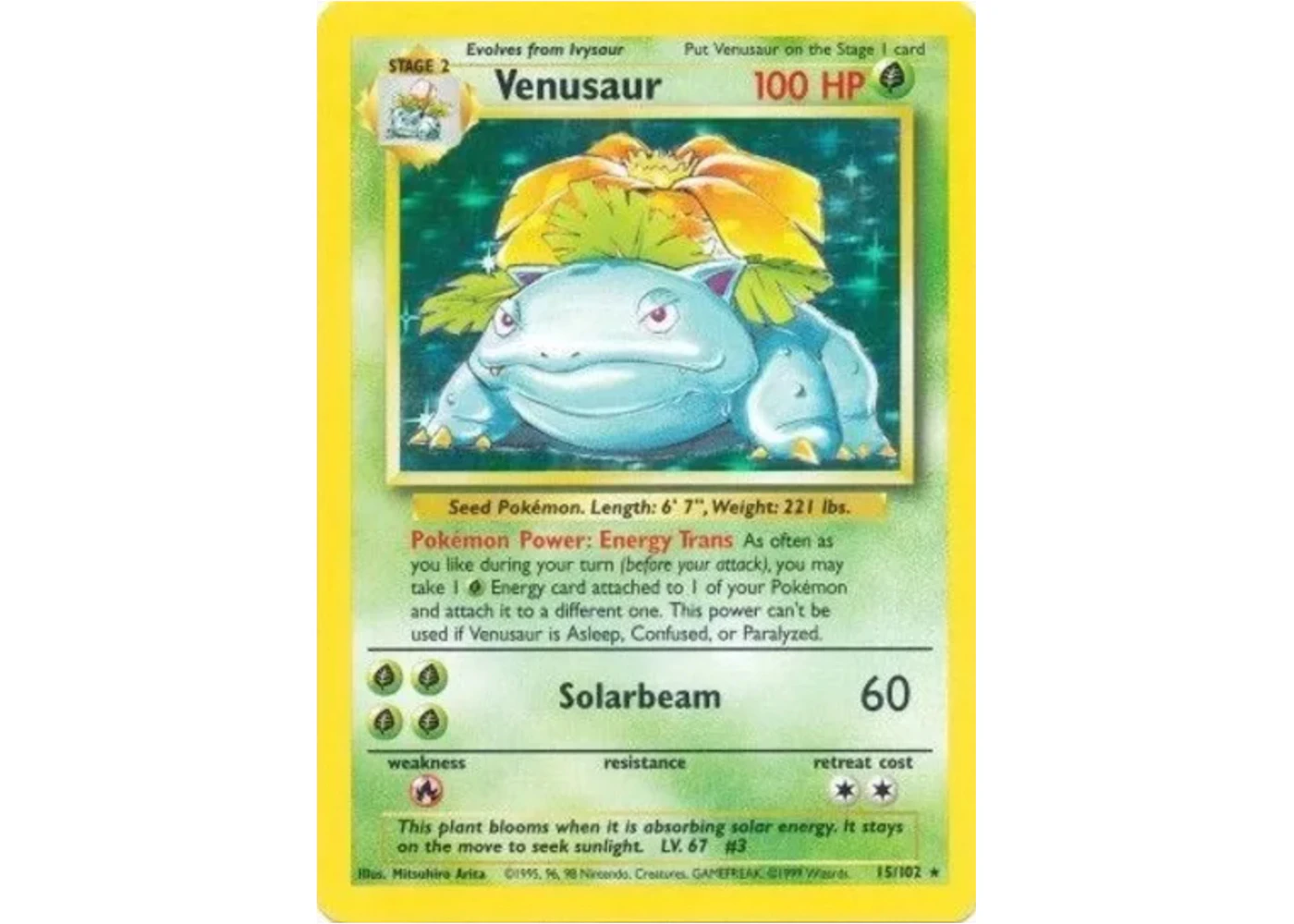 Kit Carta Pokémon Venusaur E Evoluções Em Português