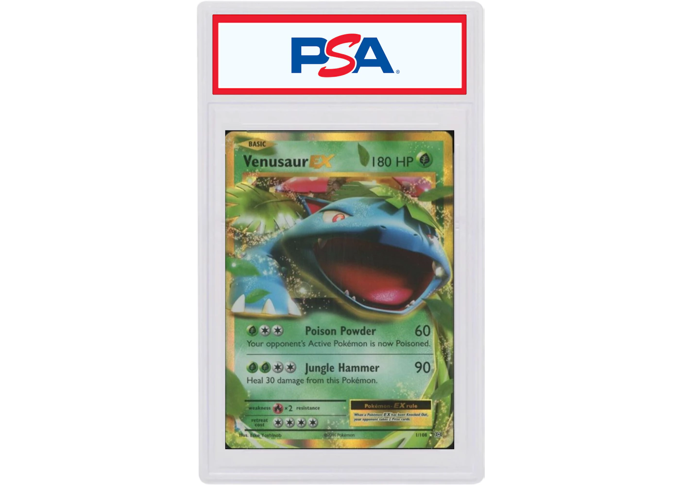 Venusaur EX-Holo 2016 Pokemon TCG XY Evolutions #1/108 (PSA or BGS Graded) - 2016 - US Venusaur EX-Holo 2016 Pokemon TCG XY Evolutions #1/108 (PSA or BGS Graded) - 2016 - US