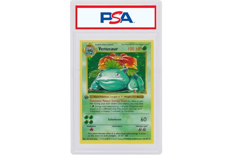 Venusaur-Holo 1999 Pokemon TCG Base Set 1st Edition #15/102 (PSA or BGS Graded) - 1999 - US Venusaur-Holo 1999 Pokemon TCG Base Set 1st Edition #15/102 (PSA or BGS Graded) - 1999 - US
