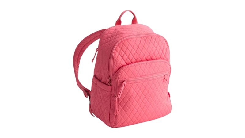 Vera Bradley Bancroft Premium Cotton Backpack Rapture Rose