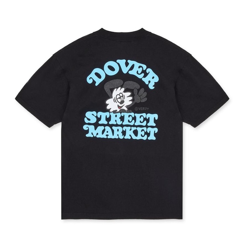 Verdy x Dover Street Market London T-shirt Black/Blue Men's - FW21