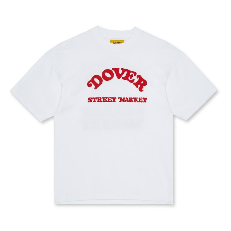 Pre-owned Verdy X Dover Street Market London T-shirt White/red