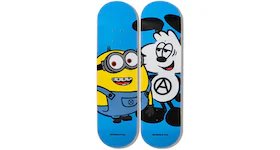 Verdy x Minions Skateboard Deck Set Blue