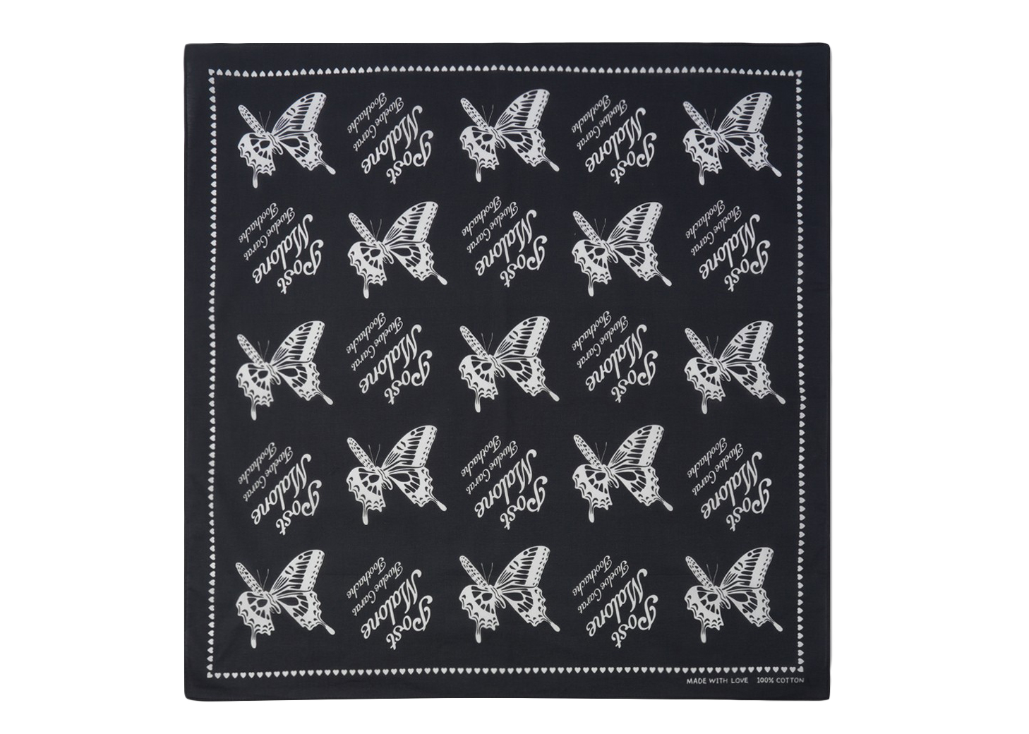 Verdy x Post Malone Bandana Black - FW22 - US