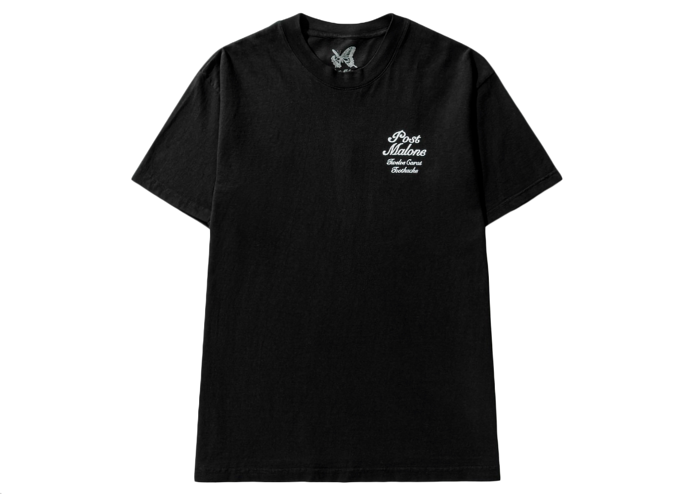 Verdy x Post Malone Tshirt Black Men's - FW22 - US