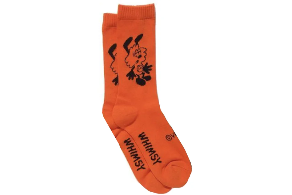 Verdy x Whimsy Socks Orange