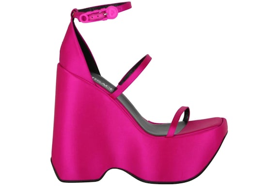 Sandalias Triplataforma Versace 160mm Hot Rosa (de mujer)