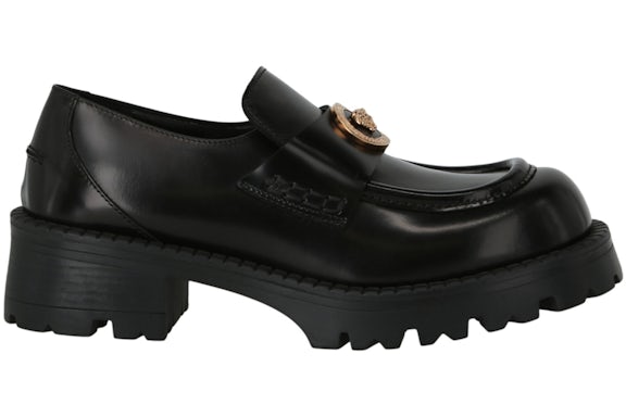 Versace Alia Platform Loafers Black (Women's)