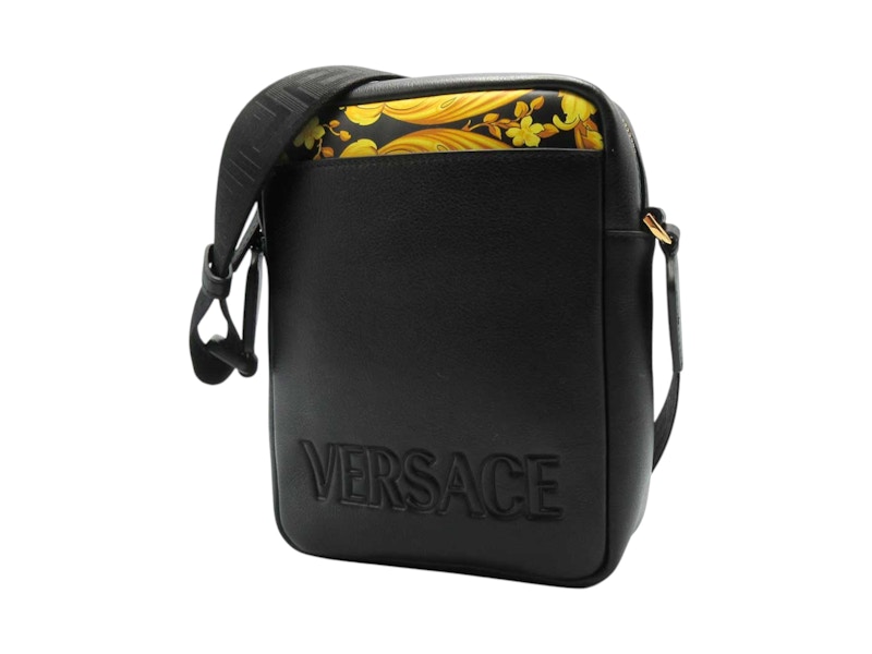 ショルダーバッグ・ポシェット VERSACE COW LEATHER CROSSBODY BAG VERSACE Cow Leather Crossbody Bag Shoulder Bag Small Size