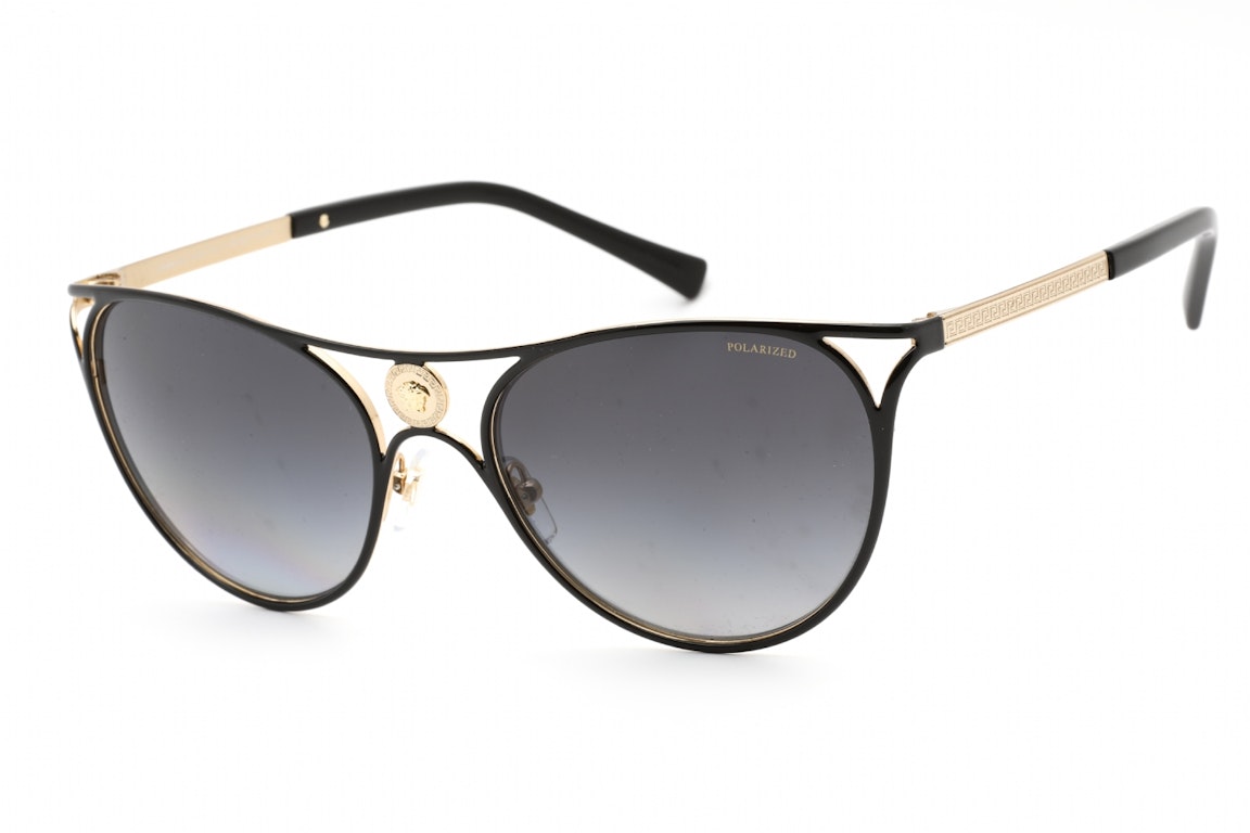 Pre-owned Versace Cat Eye Sunglasses Black (ve2237-1433t3)