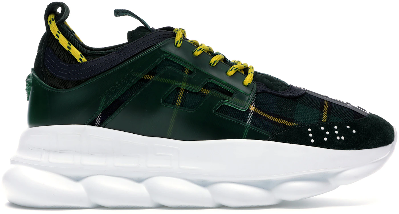 Versace Chain Reaction 2 Chainz Plaid Low-top Sneakers