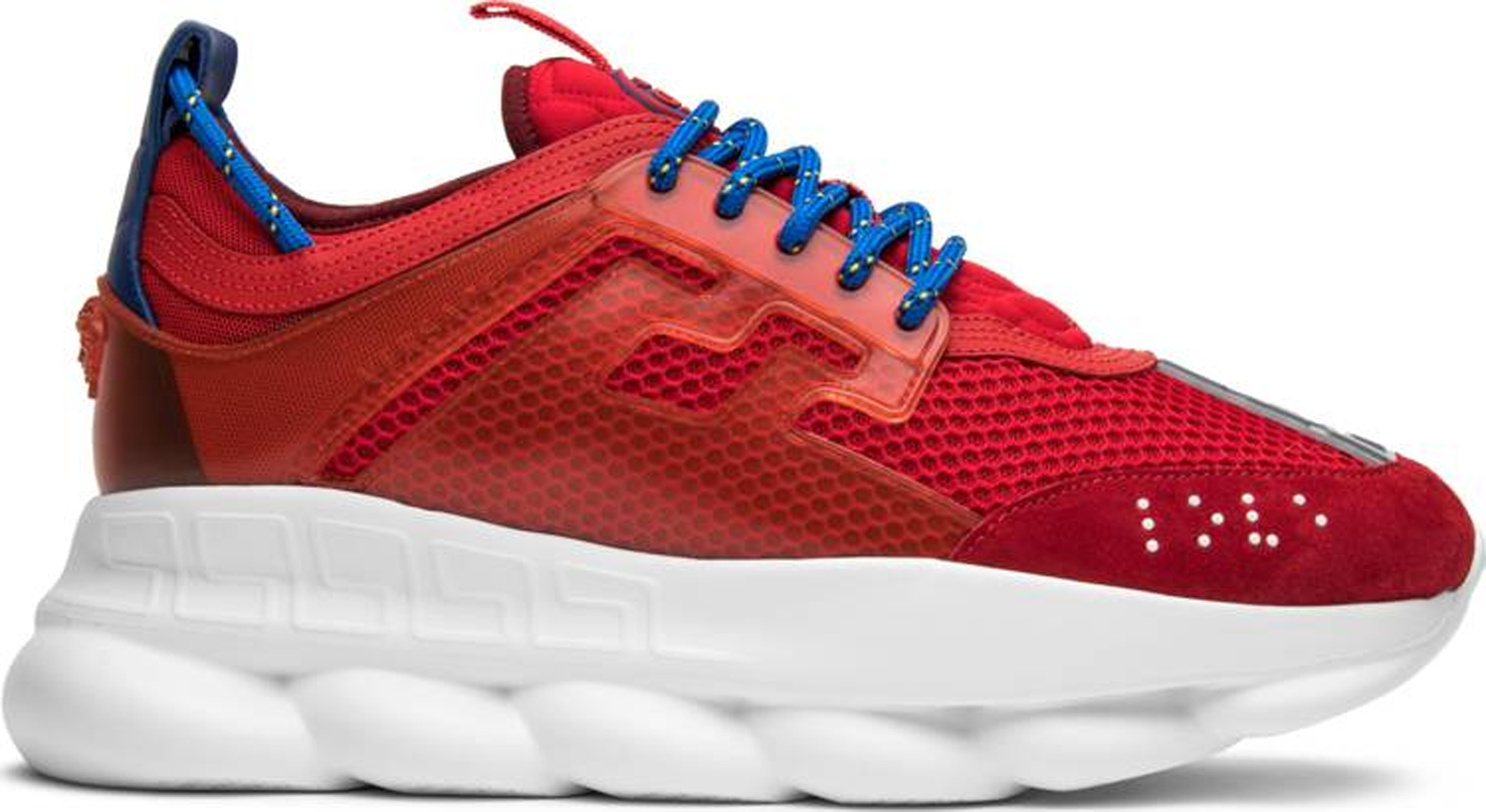 versace chain reaction red and blue